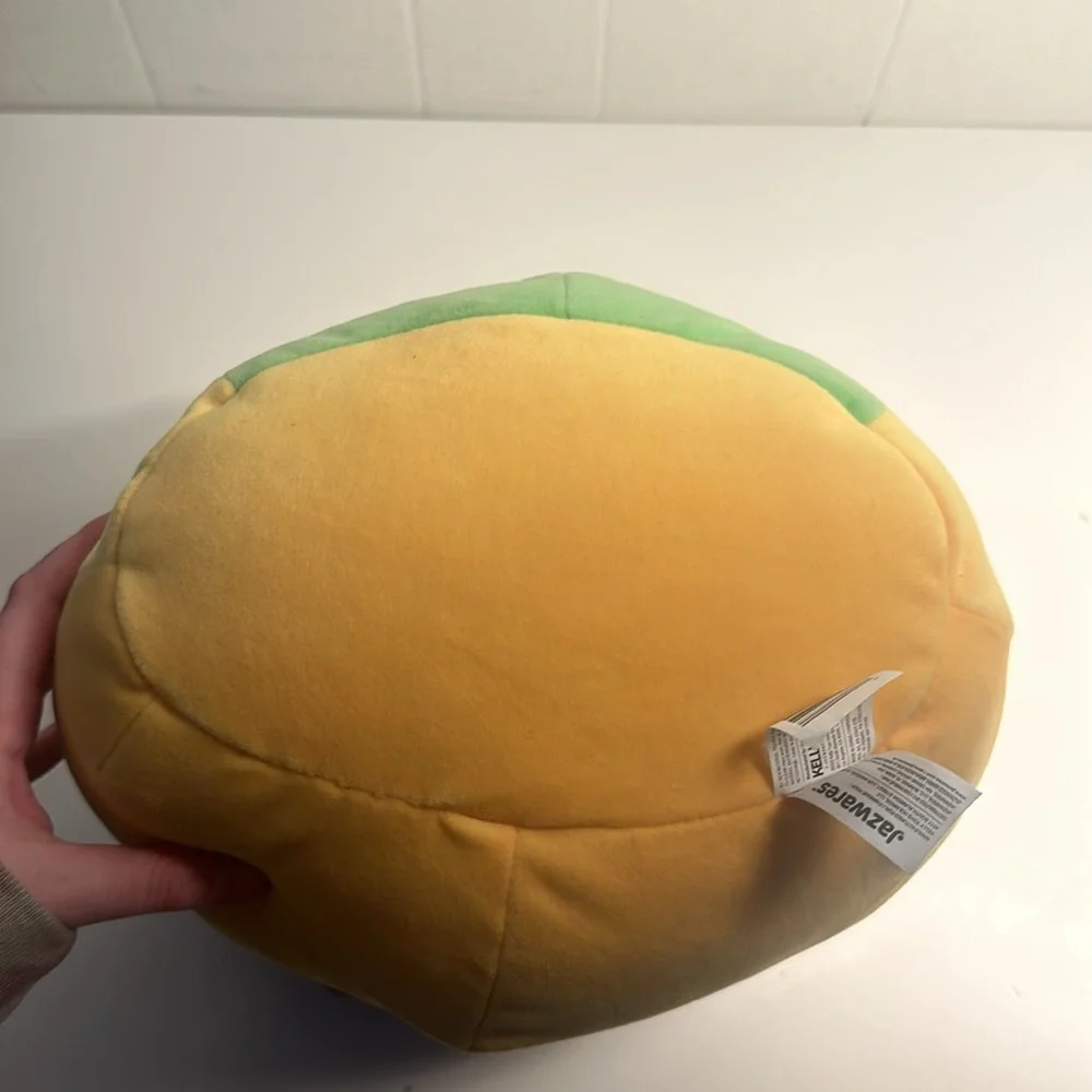 Enid the Neon Yellow Mushroom- 12” plush NWT Purple green spots - Picture 13 of 13